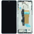 OLED Assembly With Frame for Xiaomi Poco F5 (Service Pack) (Blue)