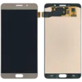 OLED Assembly With Frame for Samsung Galaxy A9 Pro (A910 / 2016) (Service Pack) (Gold)