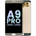 OLED Assembly With Frame for Samsung Galaxy A9 Pro (A910 / 2016) (Service Pack) (Gold)