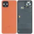 Back Glass For Google Pixel 4 (Genuine OEM) (Oh So Orange)