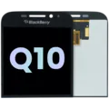 LCD Assembly With Frame For BlackBerry Q10 (Genuine OEM) (Black)