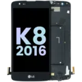 LCD Assembly Compatible For LG K8 (2016) (Genuine) (Black)