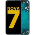 OLED Assembly With Frame Compatible For Huawei Nova 7 (2020) (Refurbished) (Forest Green)