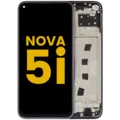 LCD Assembly With Frame For Huawei Nova 5i (2019) (Refurbished) (Black)