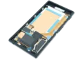 LCD Assembly With Frame for Sony Xperia M2 Aqua (Genuine) (Black)