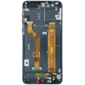 LCD Assembly With Frame Compatible For Honor 8 (2016) (Genuine) (Black)