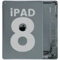 Back Housing Compatible for iPad 8 (2020) (Used OEM Pull: Grade A) (Space Gray)