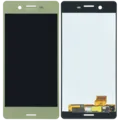 LCD Assembly Without Frame For Sony Xperia X (Genuine OEM) (Lime Gold)