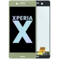 LCD Assembly Without Frame For Sony Xperia X (Genuine OEM) (Lime Gold)