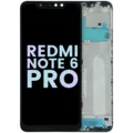 LCD Assembly With Frame For Xiaomi Redmi Note 6 Pro (Genuine OEM) (Black)