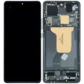 OLED Assembly With Frame For Xiaomi 12 (Genuine OEM) (Tarnish Black)