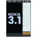 LCD Assembly Without Frame For Nokia 3.1 (Genuine OEM) (Black)