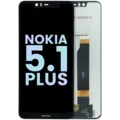 LCD Assembly Without Frame For Nokia 5.1 Plus (Genuine OEM) (Black)