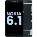 LCD Assembly Without Frame For Nokia 6.1 (Genuine OEM) (Black)