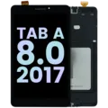 LCD Assembly With Frame For Samsung Galaxy Tab A 8.0" (2017) (Service Pack) (Black)