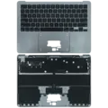 Top Case with Keyboard (ANSI US) For MacBook Air 13" A2681 (2022) (Used OEM Pull: Grade B) (Space Gray)