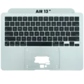 Top Case with Keyboard (ANSI US) For MacBook Air 13" A2681 (2022) (Used OEM Pull: Grade B) (Silver)