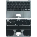 Top Case with Keyboard (ANSI US) For MacBook Air 13" A2681 (2022) (Used OEM Pull: Grade A) (Space Gray)