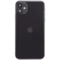 Back Housing W/ Charging Port Flex & Small Parts For iPhone 11 (Used OEM Pull: Grade C) (Black)