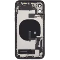 Back Housing W/ Charging Port Flex & Small Parts For iPhone 11 (Used OEM Pull: Grade C) (Black)