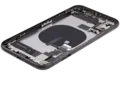Back Housing W/ Charging Port Flex & Small Parts For iPhone 11 (Used OEM Pull: Grade C) (Black)