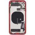 Back Housing W/ Charging Port Flex & Small Parts For iPhone 11 (Used OEM Pull: Grade C) (Red)
