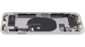 Back Housing W/ Charging Port Flex & Small Parts For iPhone 11 (Used OEM Pull: Grade C) (White)