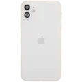 Back Housing W/ Charging Port Flex & Small Parts For iPhone 11 (Used OEM Pull: Grade C) (White)