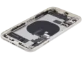 Back Housing W/ Charging Port Flex & Small Parts For iPhone 11 (Used OEM Pull: Grade C) (White)