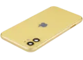 Back Housing W/ Charging Port Flex & Small Parts For iPhone 11 (Used OEM Pull: Grade C) (Yellow)