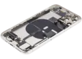 Back Housing W/ Charging Port Flex & Small Parts For iPhone 11 Pro (Used OEM Pull: Grade A) (Silver)