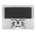 Top Case with Battery and Keyboard (ANSI US) For MacBook Pro 16" A3403 (2024) (Genuine OEM) (Silver)