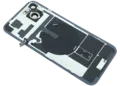 Back Glass w/ MagSafe Magnet & NFC & Flashlight Flex For iPhone 15 Plus (Used OEM Pull: Grade C) (Black)