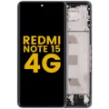 OLED Assembly With Frame For Xiaomi Redmi Note 15 4G (Refurbished) (Glacier Blue)