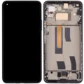 OLED Assembly With Frame For Xiaomi Mi 11 Lite 5G NE (Refurbished) (Truffle Black)