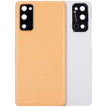 Back cover Glass With Camera Lens For Samsung Galaxy S20 FE 5G (Aftermarket Plus) (Cloud Orange)