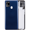 Back cover Glass With Camera Lens For Samsung Galaxy A21S (A217 / 2020) (Aftermarket Plus) (Blue)