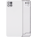 Back cover Glass With Camera Lens For Samsung Galaxy A22 5G (A226 / 2021) (Aftermarket Plus) (White)