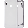 Back cover Glass With Camera Lens For Samsung Galaxy A20 (A205 / 2019) (Aftermarket Plus) (White)