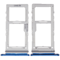 Dual Sim Card Tray Compatible For Samsung Galaxy Note 10 Plus / 5G (Aura Blue)