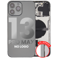 Back Housing W/ Small Components Pre-Installed Compatible For iPhone 13 Pro Max (US Version) (No Logo) (Aftermarket Plus) (Graphite)