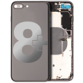 Back Housing W/ Small Components Pre-Installed Compatible For iPhone 8 Plus (Used OEM Pull: Grade A) (Space Gray)