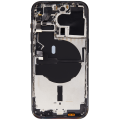 Back Housing W/ Small Pre-Installed Compatible For iPhone 14 Pro (US Version) (Aftermarket Plus) (Space Black)