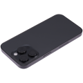 Back Housing W/ Small Pre-Installed Compatible For iPhone 14 Pro (US Version) (Aftermarket Plus) (Space Black)