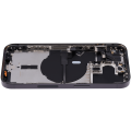 Back Housing W/ Small Pre-Installed Compatible For iPhone 14 Pro (US Version) (Aftermarket Plus) (Space Black)