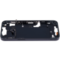Mid-Frame Housing With Power And Volume Button Compatible For iPhone 14 (International Version) (Aftermarket Plus) (Midnight)