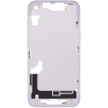 Mid-Frame Housing With Power And Volume Button Compatible For iPhone 14 (International Version) (Aftermarket Plus) (Purple)