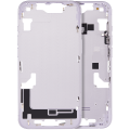 Mid-Frame Housing With Power And Volume Button Compatible For iPhone 14 (International Version) (Aftermarket Plus) (Purple)