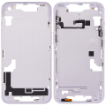Mid-Frame Housing With Power And Volume Button Compatible For iPhone 14 (International Version) (Aftermarket Plus) (Purple)