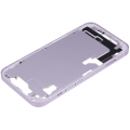 Mid-Frame Housing With Power And Volume Button Compatible For iPhone 14 (International Version) (Aftermarket Plus) (Purple)